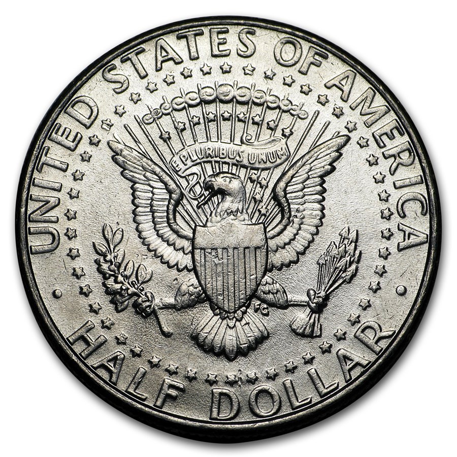 1996-D KENNEDY HALF DOLLAR UNCIRCULATED FROM ROLL