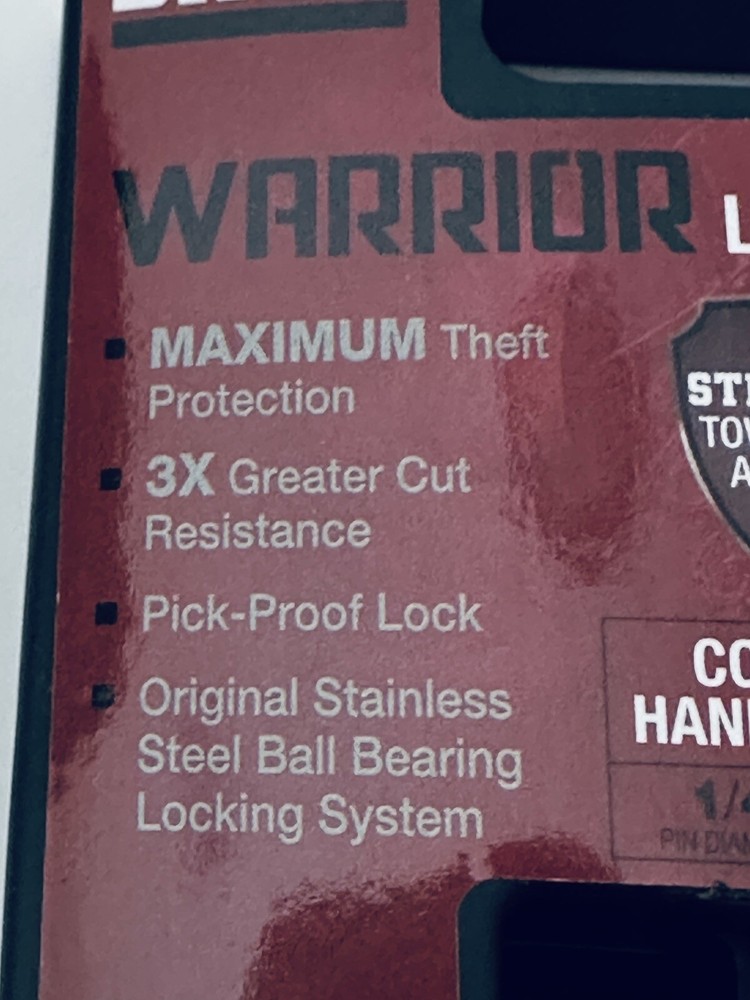 bROK Warrior Coupler Handle Trailer Lock ¼” Pin ⅝” Span Pick Proof