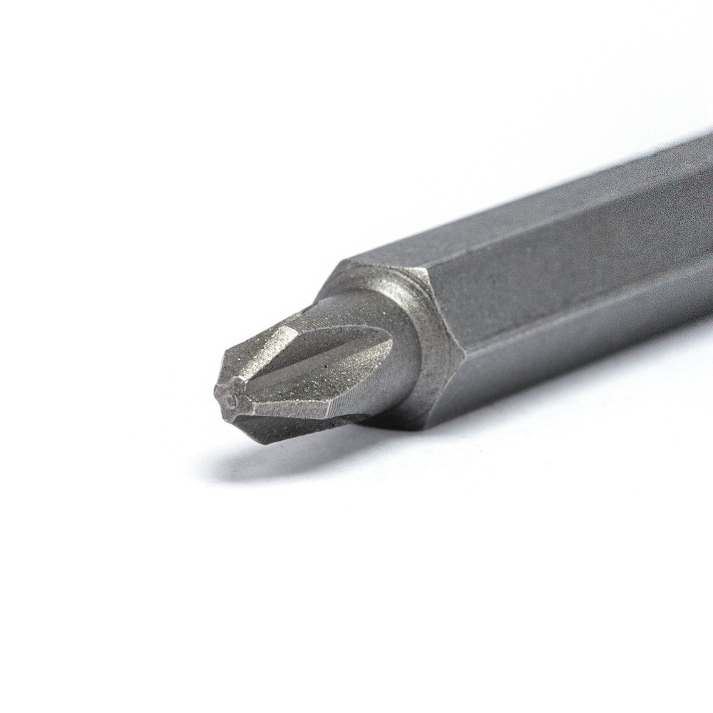 Genius Tools 1/4" Hex Shank, PH.2 Phillips Screwdriver Bit, 56mmL - 1302