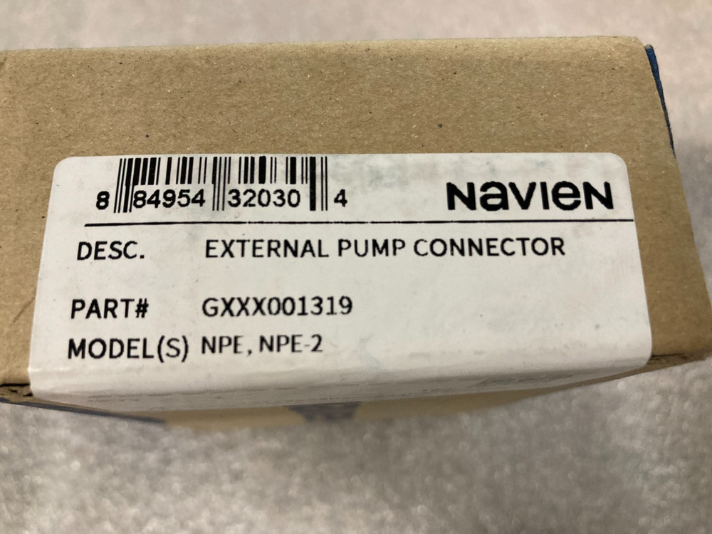 Navien GXXX001319 External Pump Connector - New