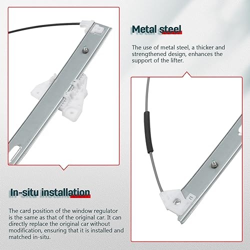 Power Window Regulator w/Motor Front Left Driver Side fits 2004-2009 for