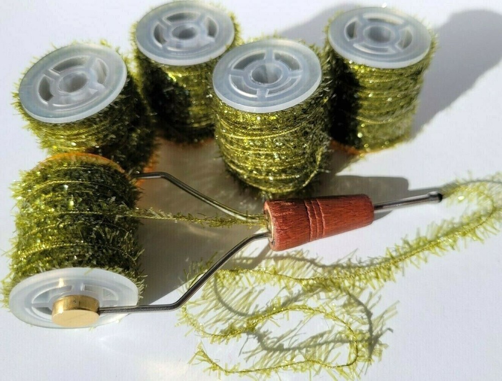 MICRO TINSEL CHENILLE - Premium Fly Tying Material - Small Chenille - 18ft. New