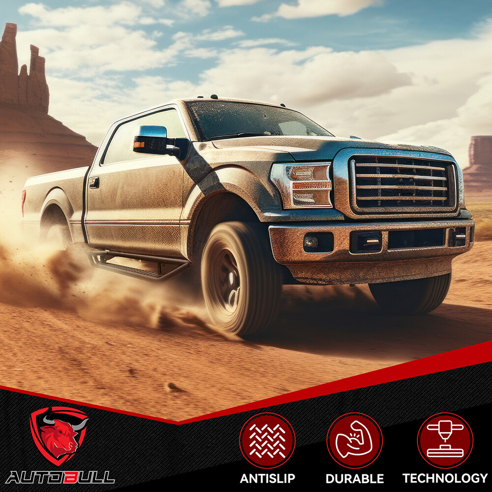 6" Running Boards FOR 2015-2024 Ford F150 Regular Cab Side Steps Nerf Bars Drop