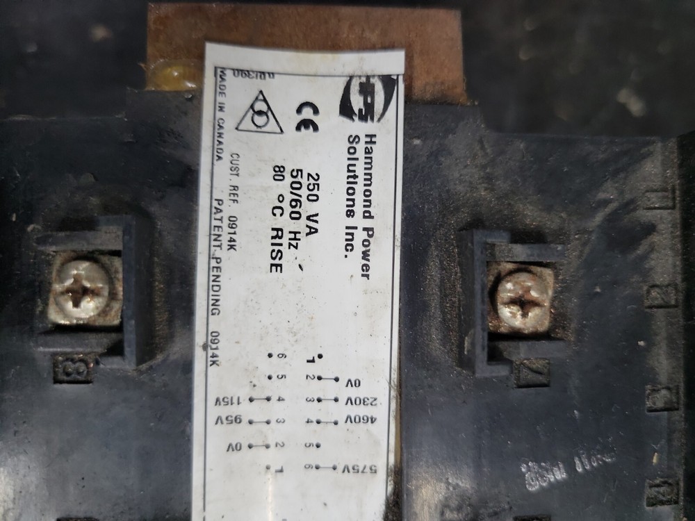 HPS Hammond Power Solutions PH250MBMH Industrial Control Transformer
