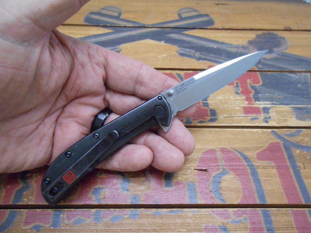 Kershaw Al Mar 2335 Pocket Knife Frame Lock Plain Edge Blade
