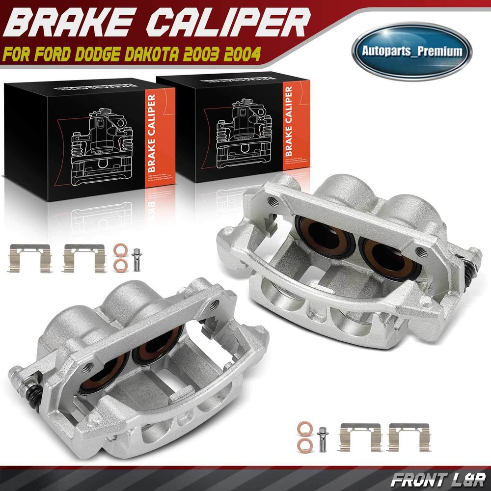 2xDisc Brakes Caliper with Bracket for Dodge Dakota 2003 2004 Front Left & Right