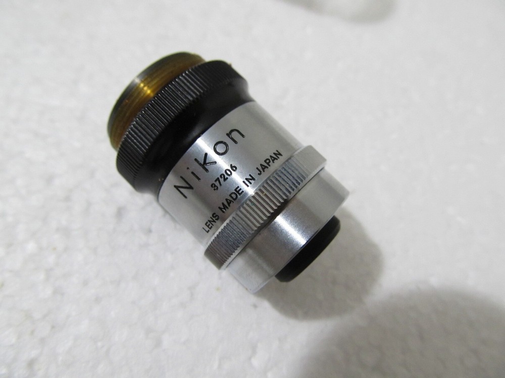 Nikon U20 0.33 Microscope Objective Japan 20.2mm OD Threads