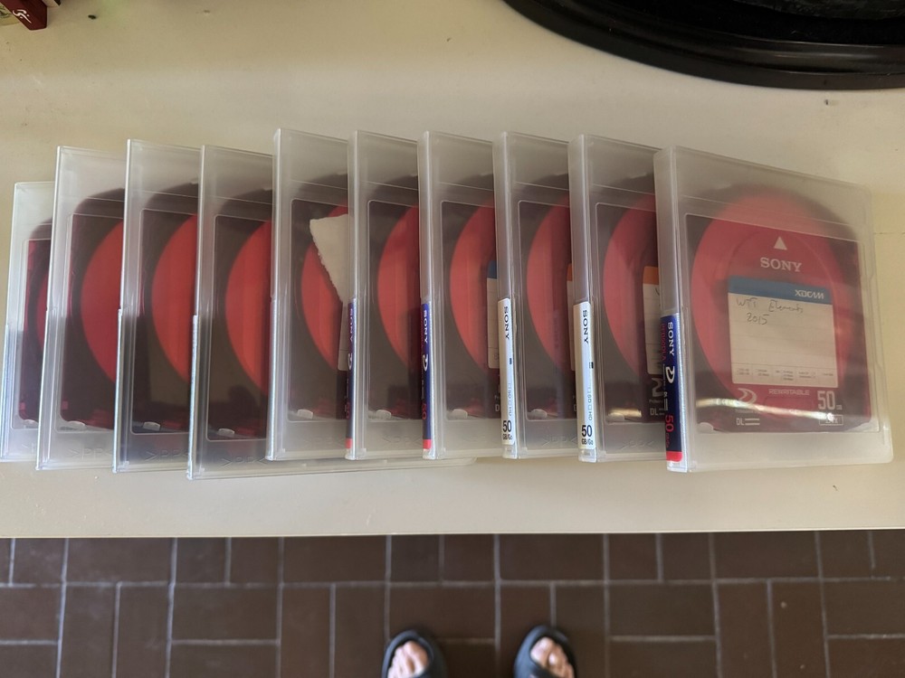 Sony XDCAM Disks 50GB