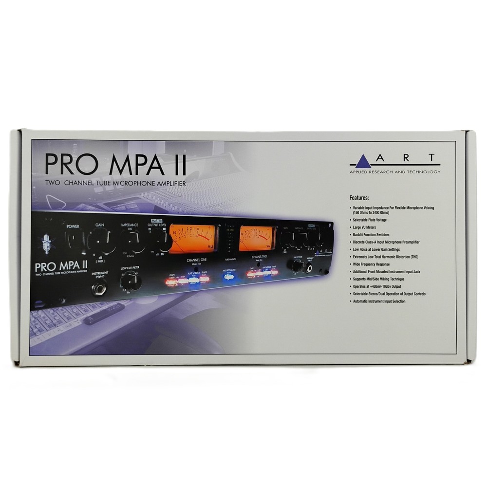 Pro MPA II 2-Channel Tube Microphone Preamp