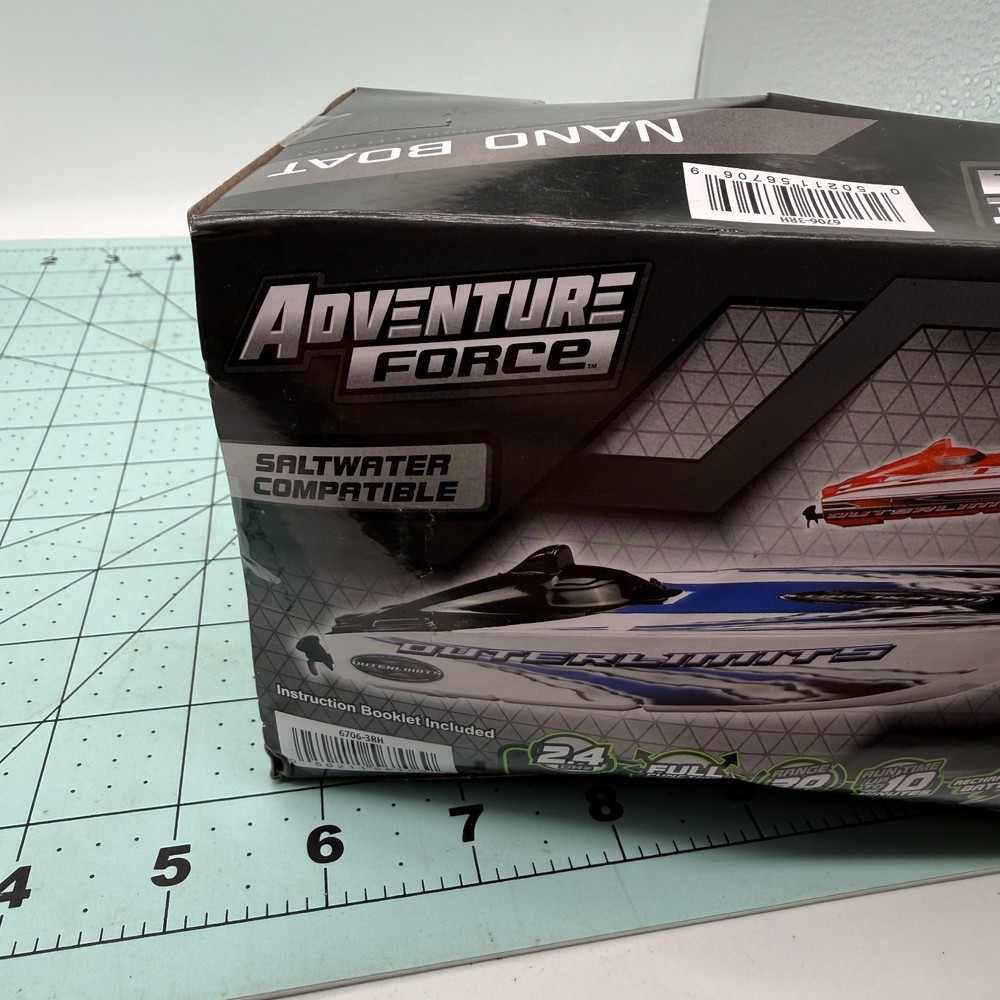 Adventure Force 6" Outer Limits Blue Battery Remote Control Nano Boat 6706-3RH