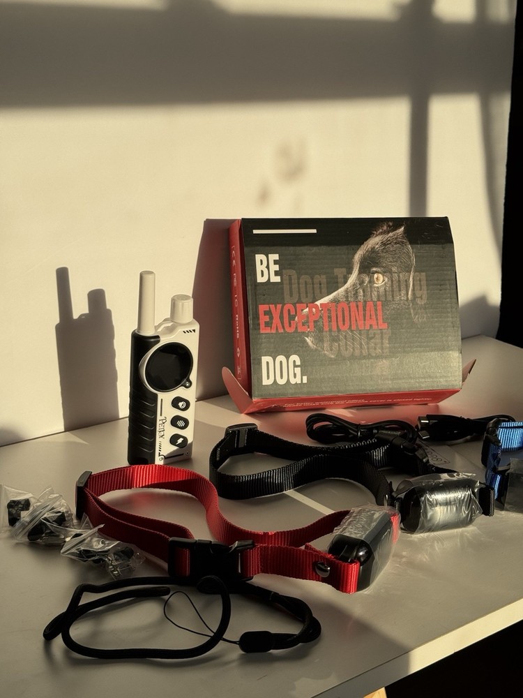 PetSpy PD 512 Dog Training Collar 3-Receiver System Rechargeable Waterproof IP67