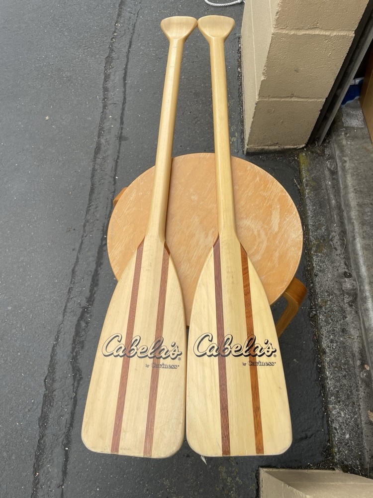 Two Cabela’s Caviness Short Canoe Paddles