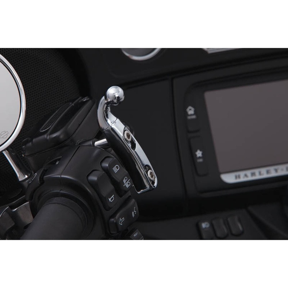 Ciro Chrome Brake/Clutch Perch Accessory Mount - 50110