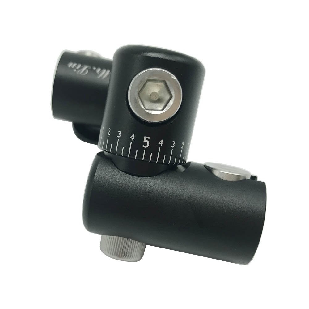 Adjustable Bow Rod Stabilizer V-Bar Mount with Quick Disconnect Sidebar