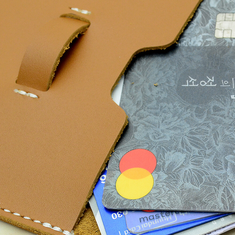 DIY set with Classic card cases, Making DIY, Leather craft tools