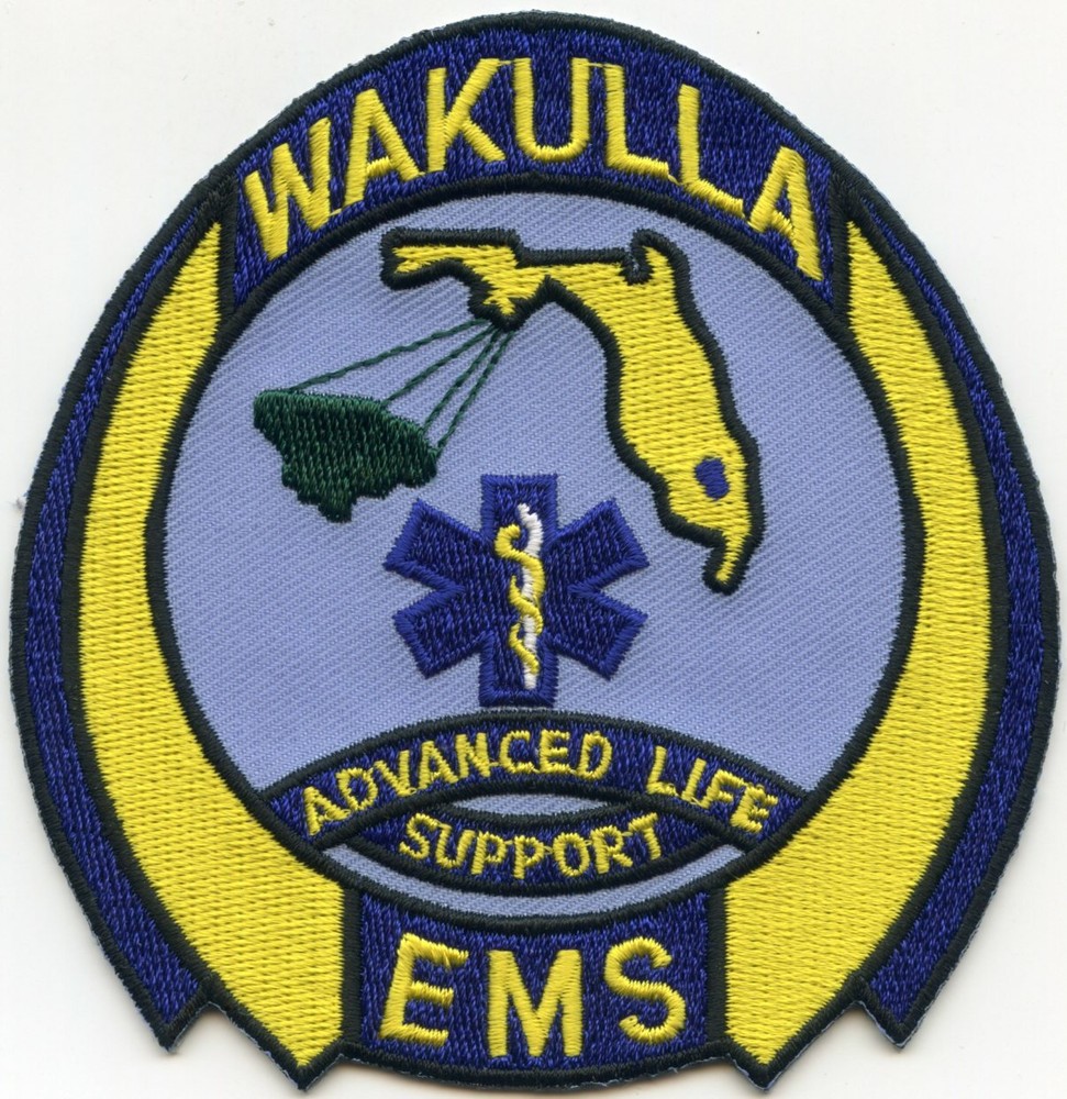 WAKULLA FLORIDA Advanced Life Support EMS FIRE PATCH