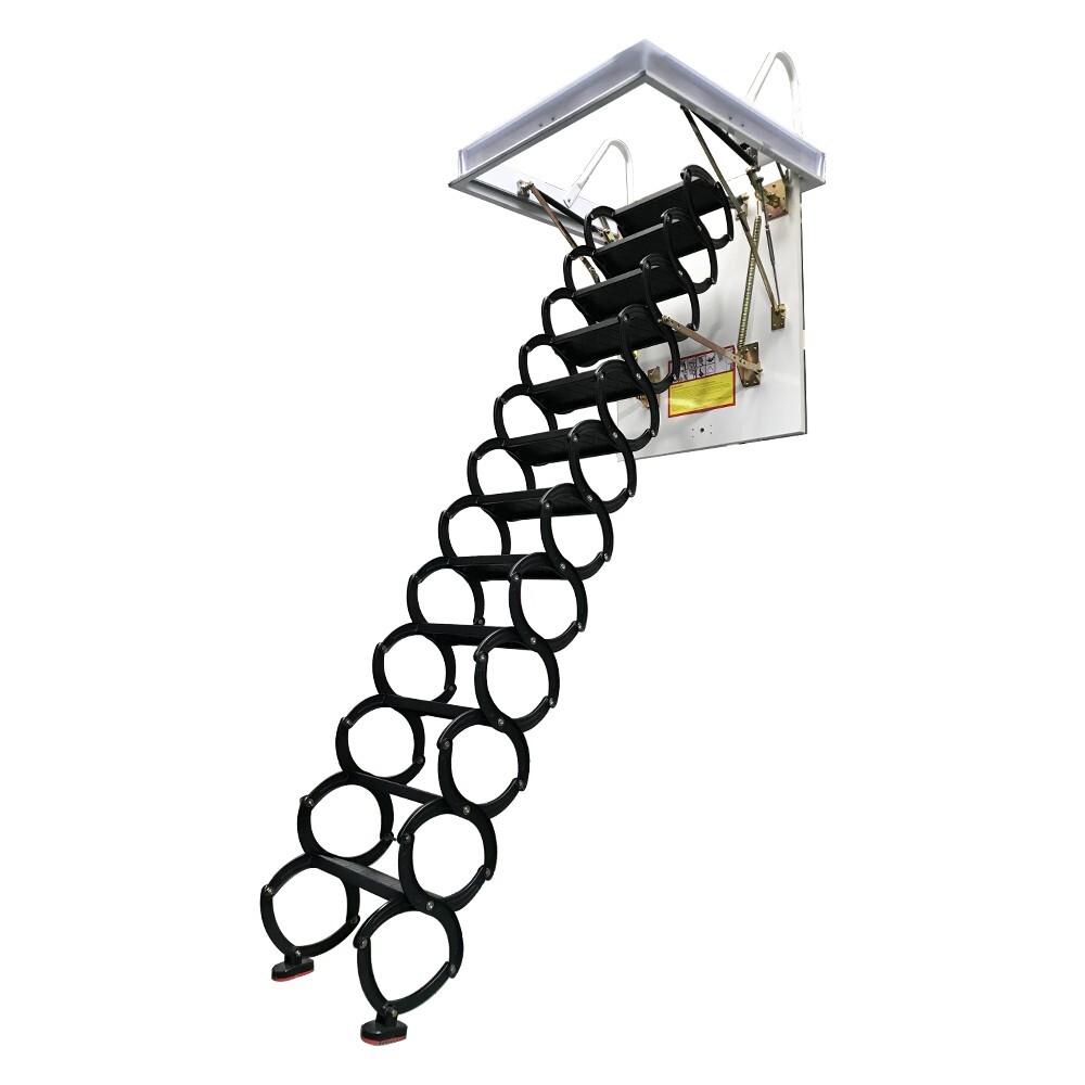 Pull-down Ceiling Folding Stairs Retractable Loft Attic Stairs 9.84ft Max Heigh