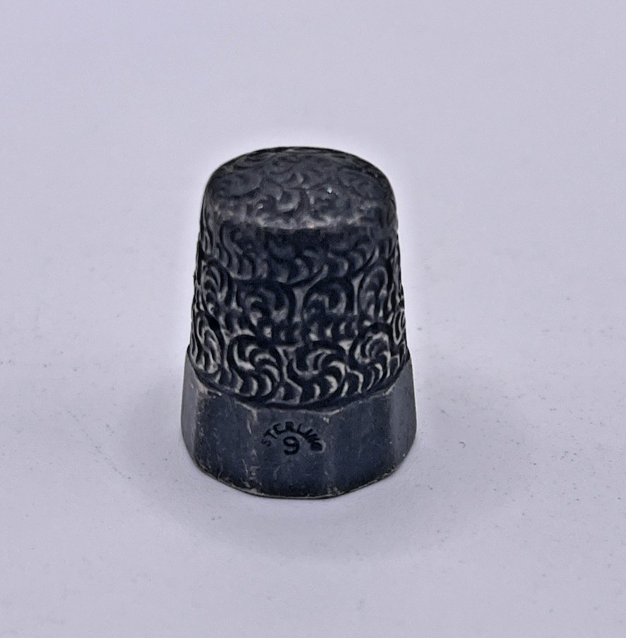 6 Sterling Silver Vintage Thimbles