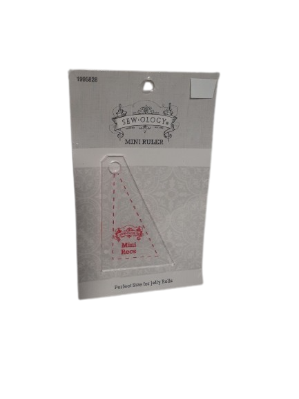 Sewing Jelly Roll /Template Ruler Mini Rectangle, Triangle, Wedge, Easy Angle,
