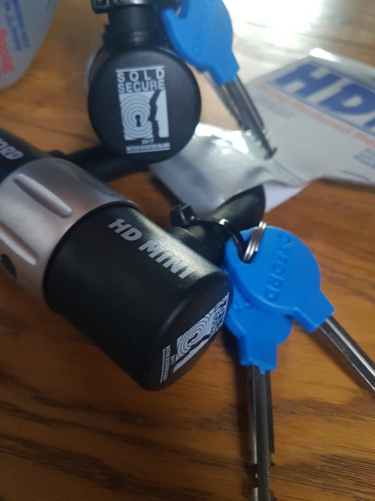 Oxford HD Mini. Strong Hardened Steel U Lock