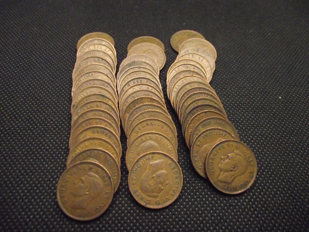 Canada 1943 Cent 50 Coin Roll