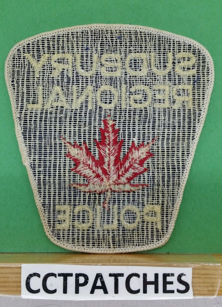 SUDBURY REGIONAL, CANADA POLICE SHOULDER PATCH