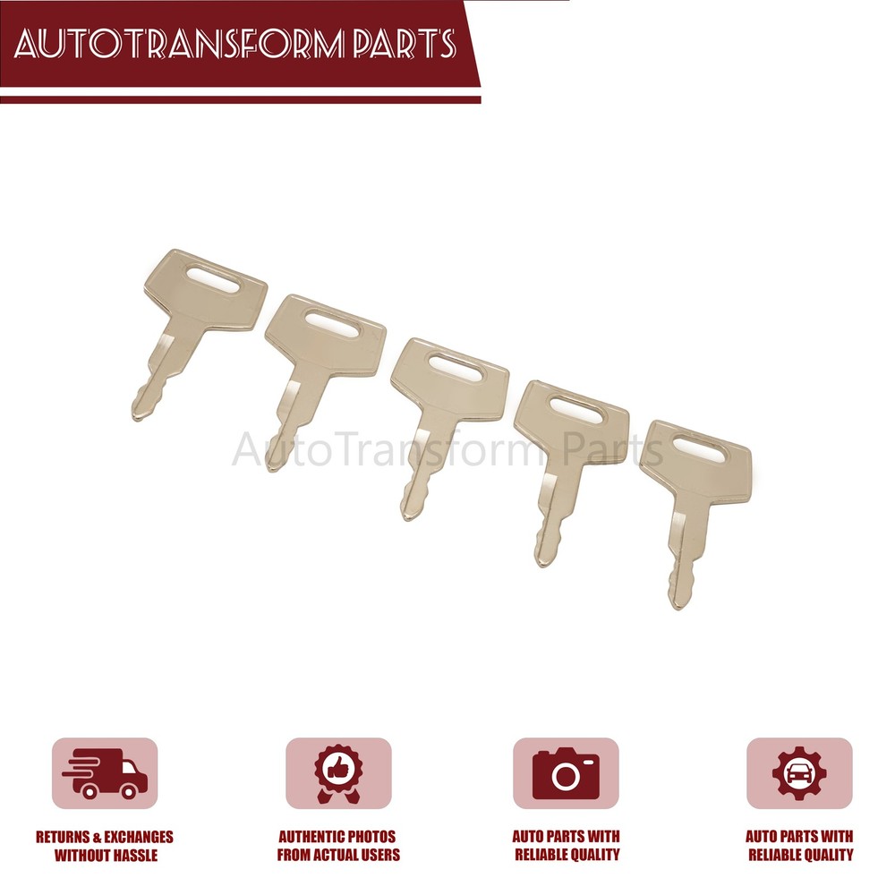 NEW 5PCS Fits Excavator & Track Loader H806 For Takeuchi Keys
