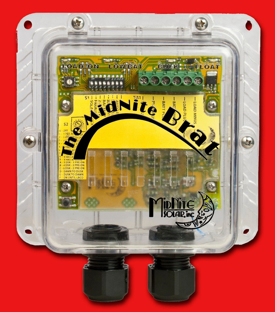 Midnite The Solar Brat Charge Controller 30A PWM w/Lighting Controller & Load US
