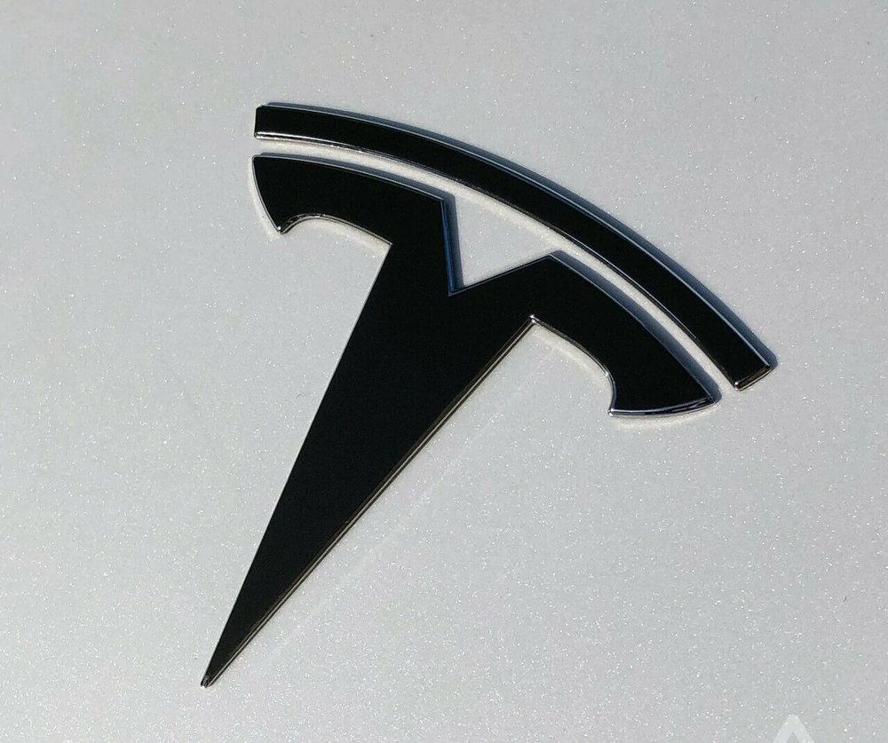 Tesla Model 3 Frunk / Front Trunk TESLA T Logo Decal, 2017-2023