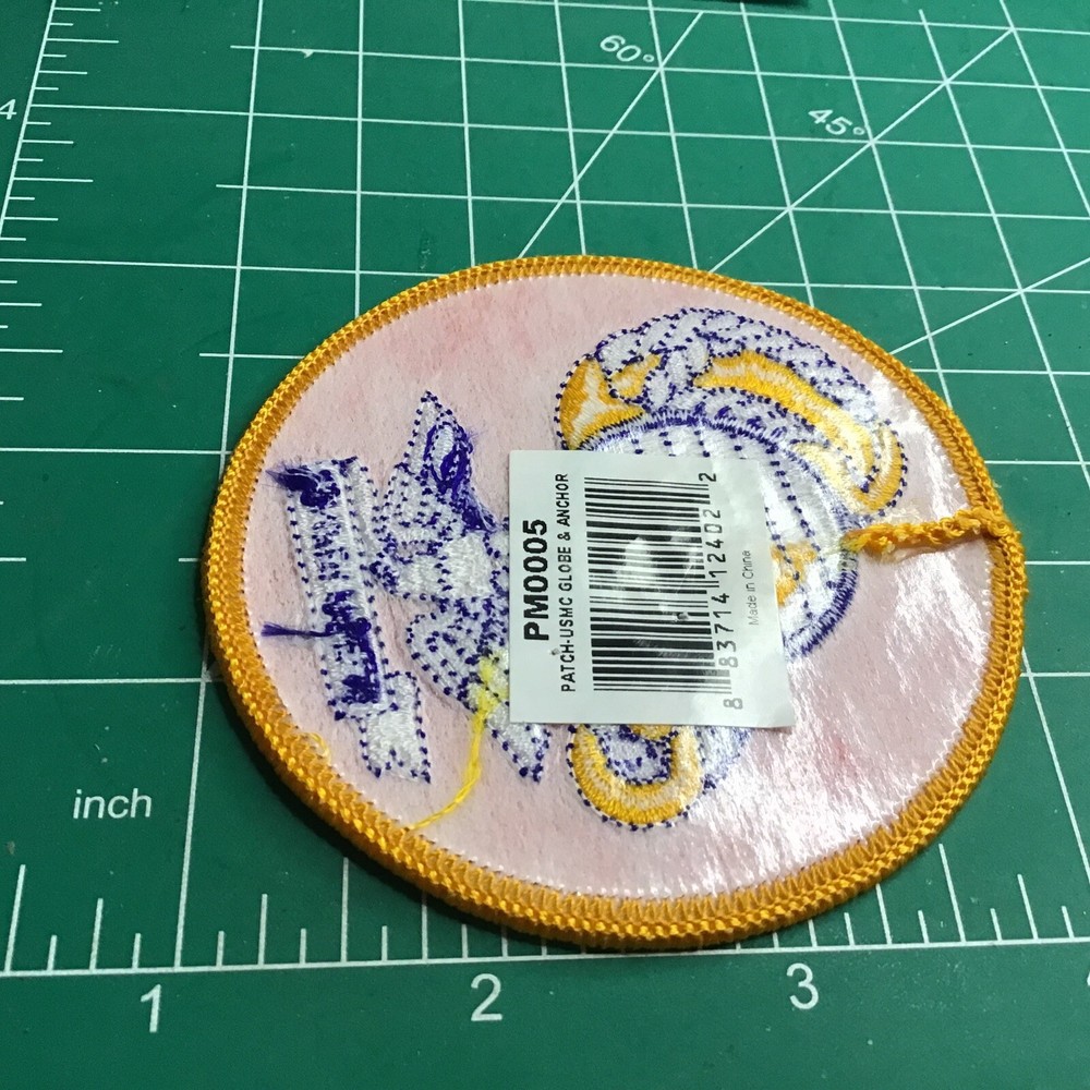 US Marine Corps EGA Patch/ Vest Biker Semper Fi USMC