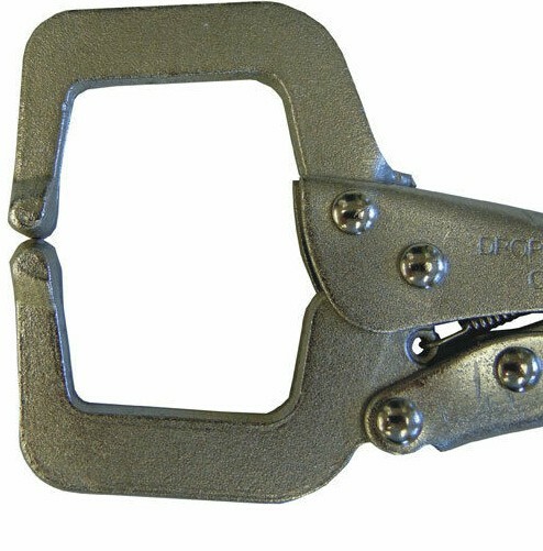 6 pcs 18" Locking C Clamp With Regular Tips Set Welding Locking Pliers Clamps