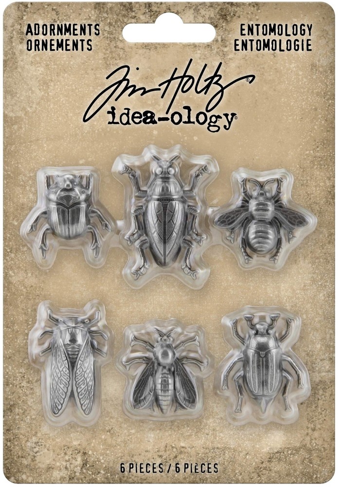 Tim Holtz Idea-Ology, Entomology, 940792 silver