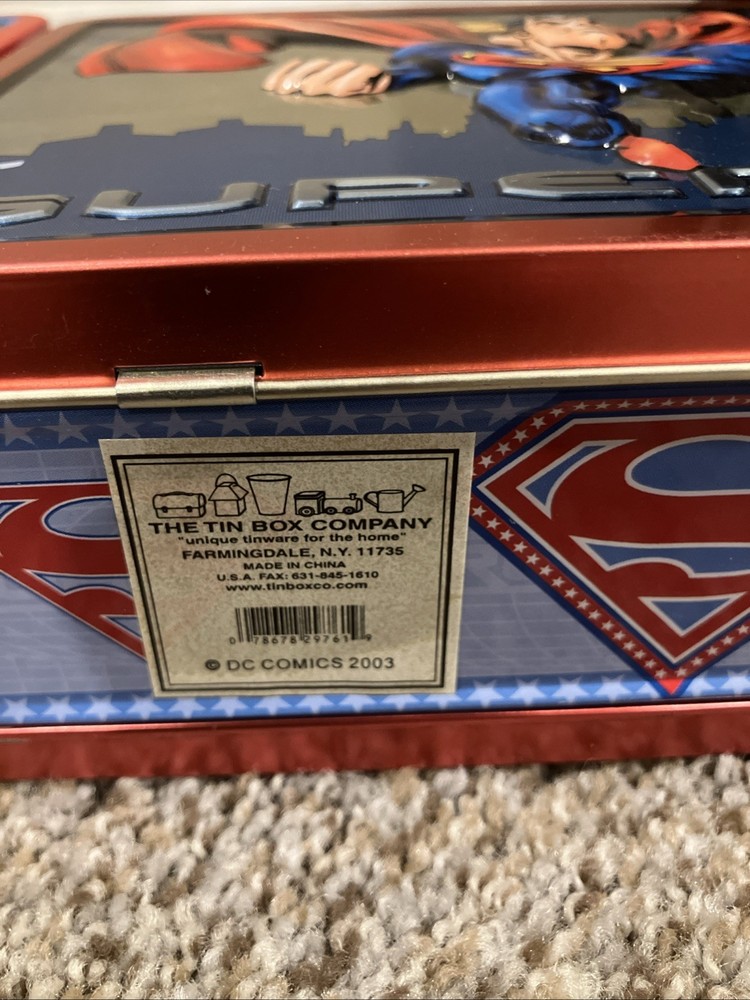 Superman Tin Lunchboxes