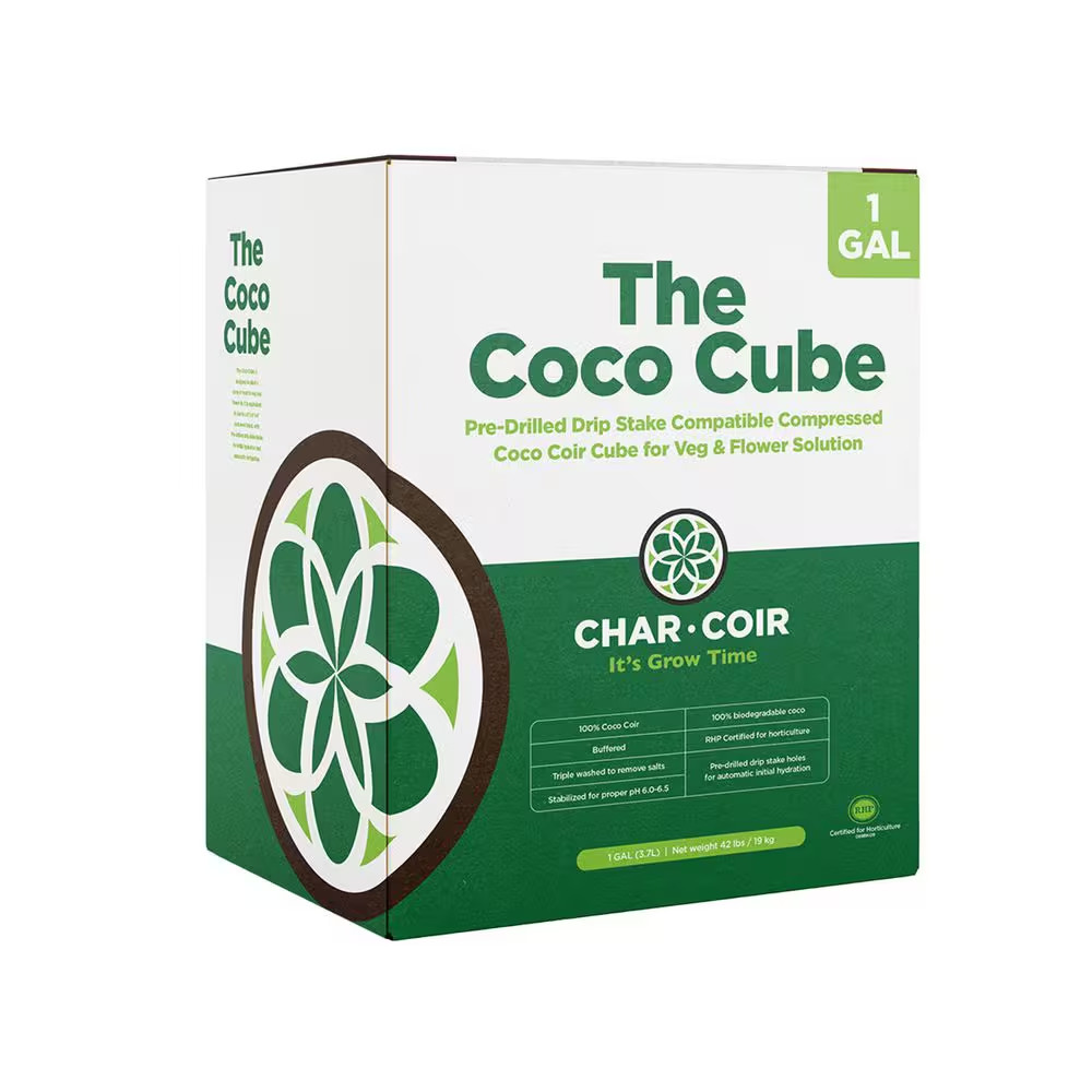32-Count Coco Cube 1-Gal RHP Certified Compressed Coco Coir Growing Medium for V