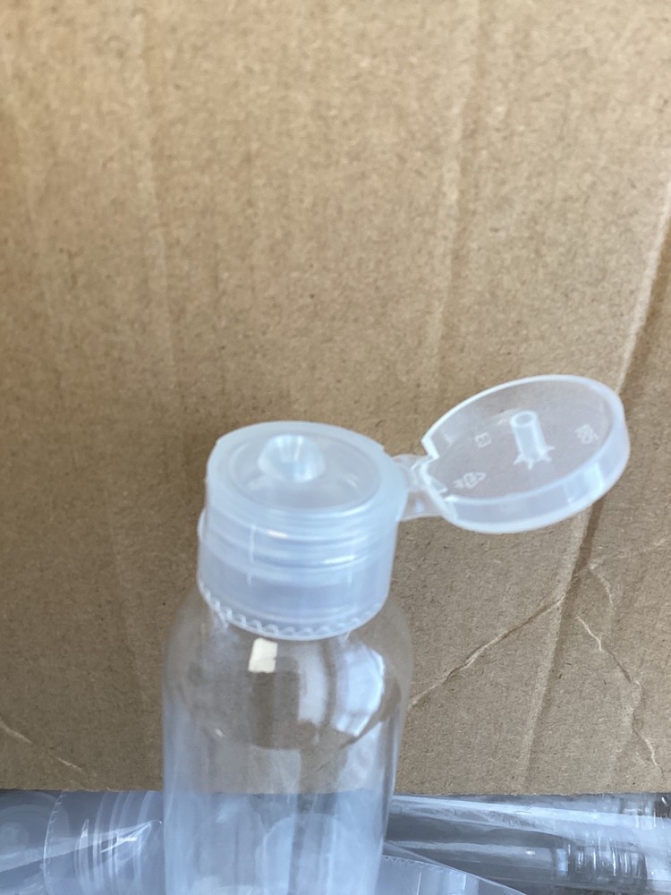 150+ pack lot 2oz (60mL) Plastic Round Squeeze Bottles With Caps