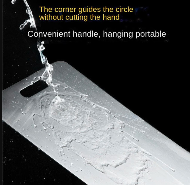 Stainless Steel Panel and Chopping Board Kitchen Double sided cutting Board