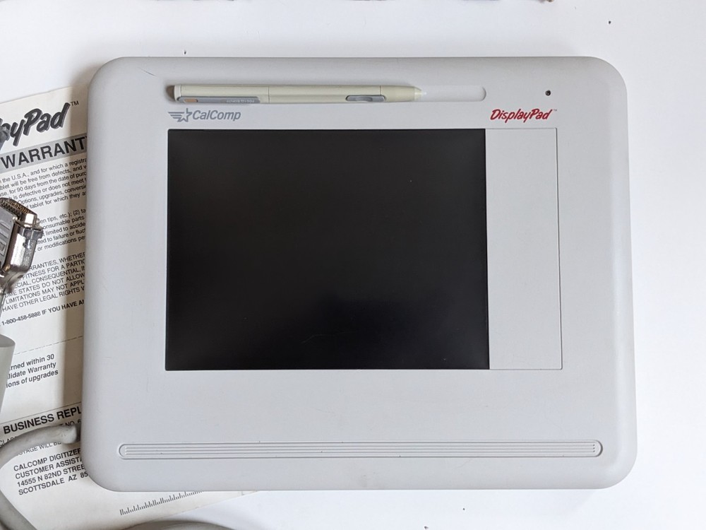 Vintage 1992 CalComp DisplayPad Desktop Pen-Based System Complete in Box Unteste