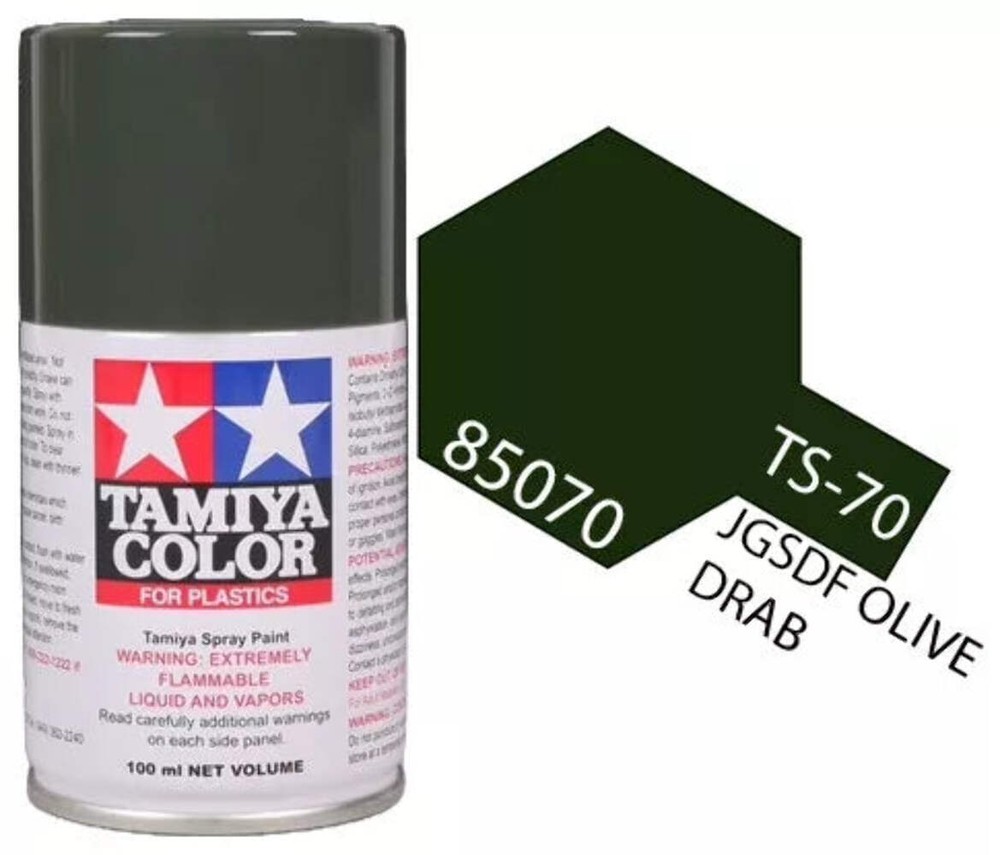 TS-70 Olive Drab -Lacquer Spray Paint, 100ml