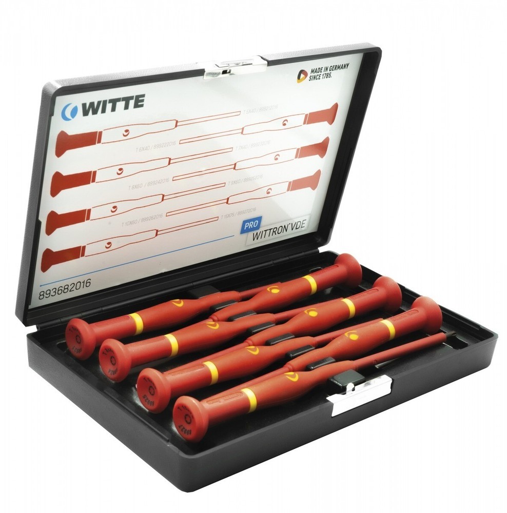 WITTE PRO WITTRON VDE Precision VDE Screwdriver Set