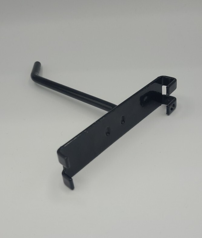 4" Gridwall Hooks - 10 Black Hooks For Gridwall or Mini Grid Cube Displays