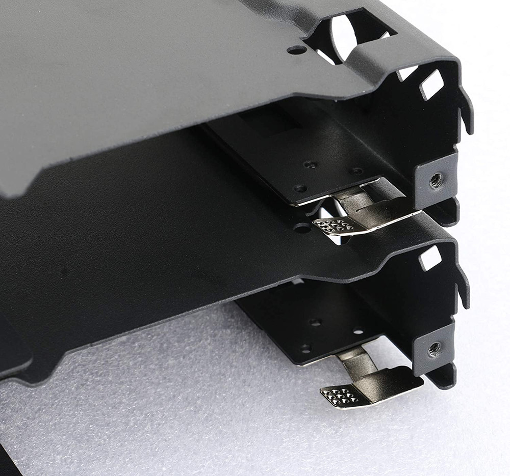 - Stackable 3.5" HDD Bracket Duo Pack Cases Ph-Hddkt_03,Black