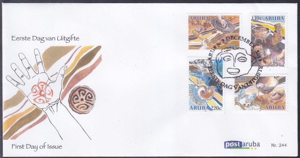 Aruba Issue FDC 2019 (244) Archeology