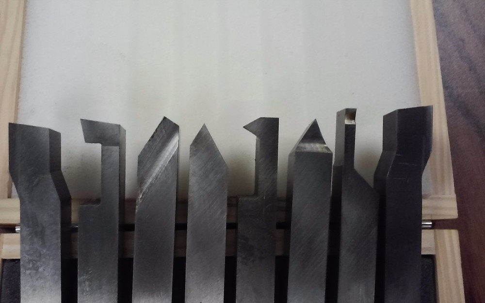 5/16" shank 8pcs/set Solid HSS tool bits offset cranked turning #Z-2662-2002-new