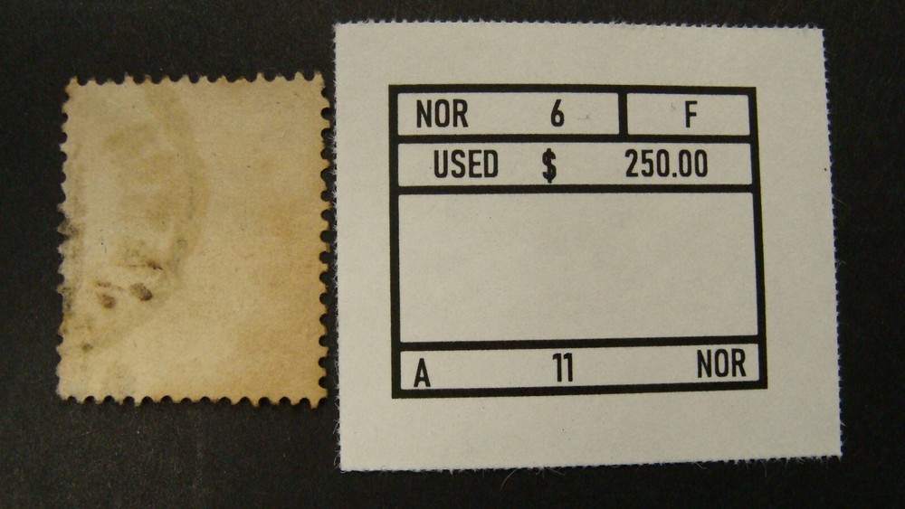 NORWAY SCOTT# 6 USED F STK# A11