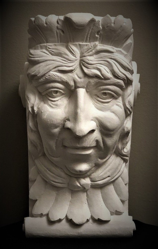 OLD LADY WALL CORBEL BRACKET SHELF ARCHITECTURAL ACCENT HOME DECOR