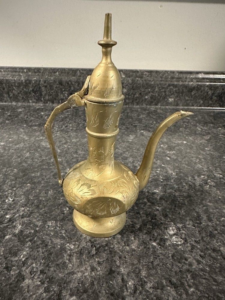 Miniature Solid Brass Pot Pitcher Made in India