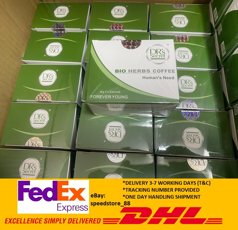 6 Boxes Organic Coffee 6 Sachets Authentic 100% Expiry Date 2028