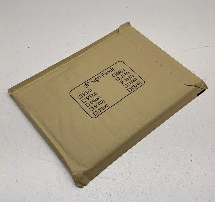Emergi-Lite Exit Sign RED Edge Lit Mirror Replacement 6" Panel PNG6 NEW
