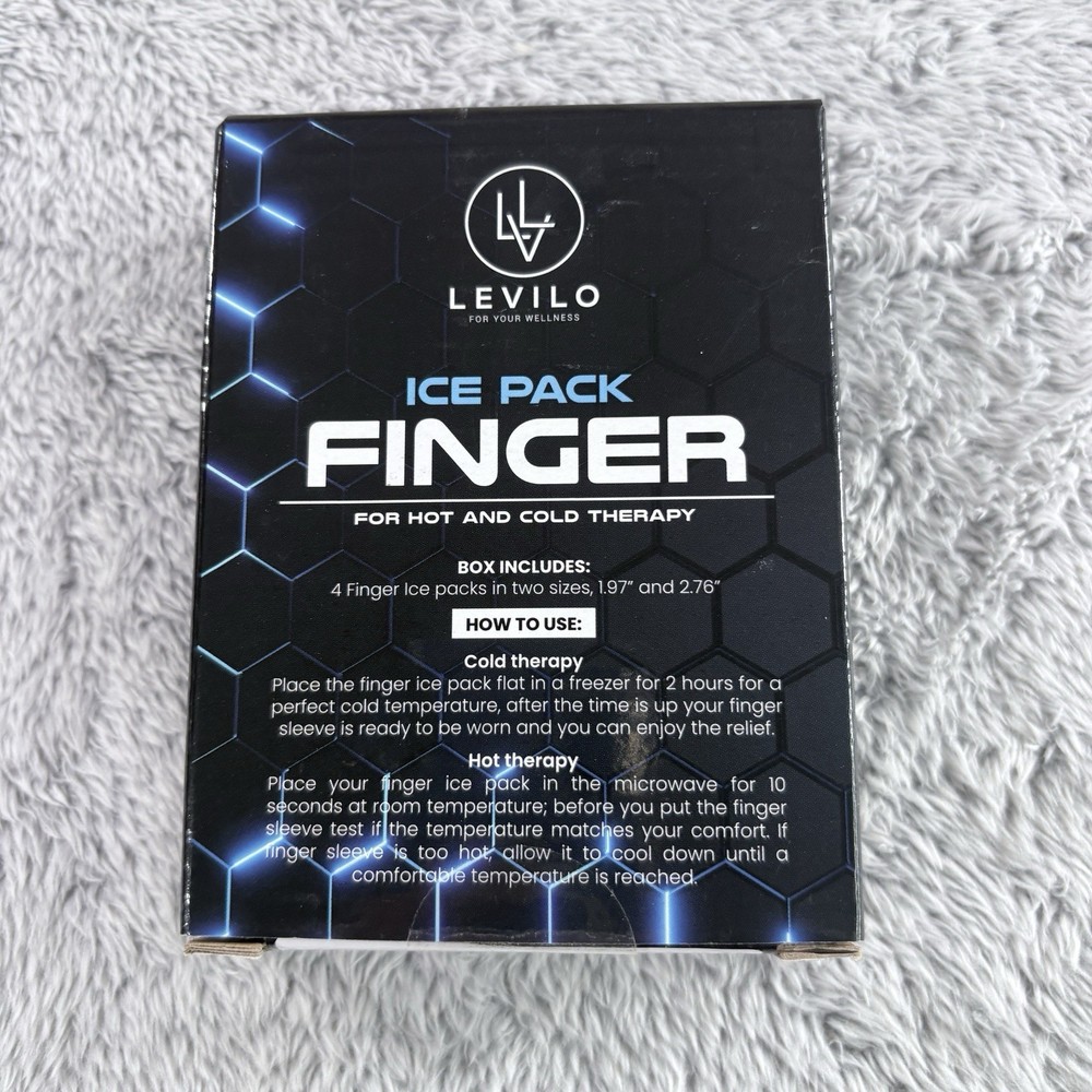 Levilo Ice Pack Finger Wrap for hot and cold therapy