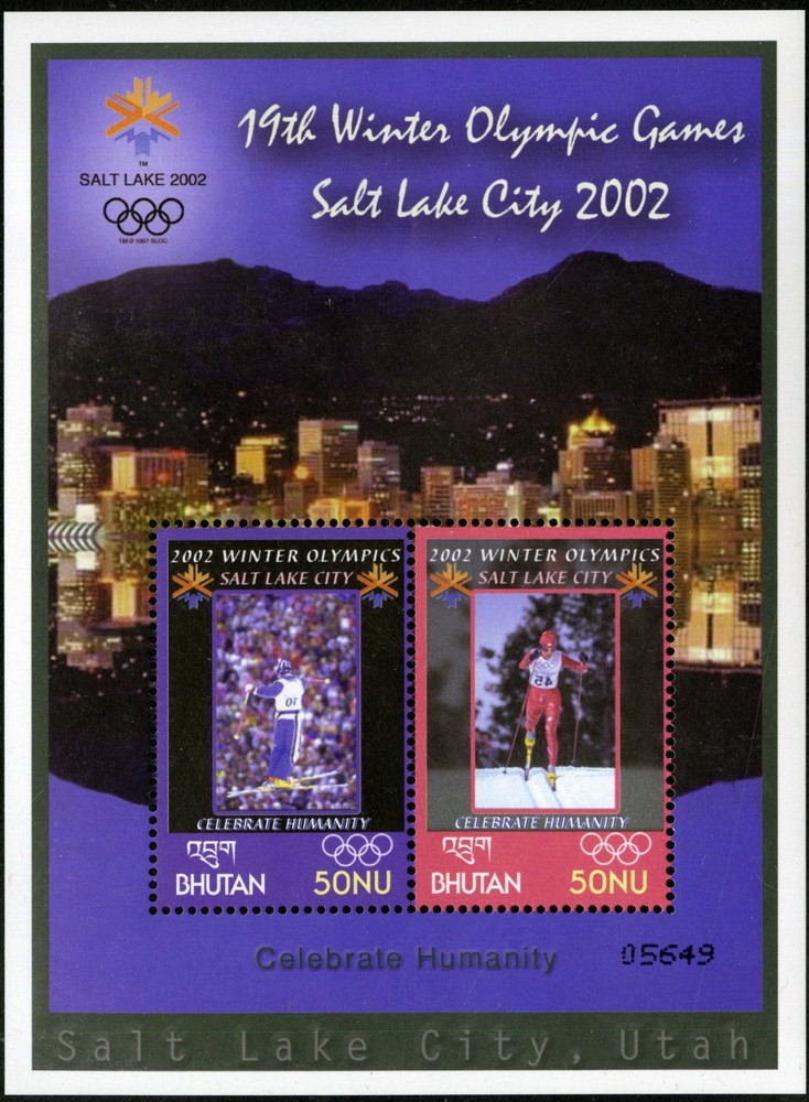 Bhutan   2002   Scott #  1359    Mint Never Hinged Souvenir Sheet